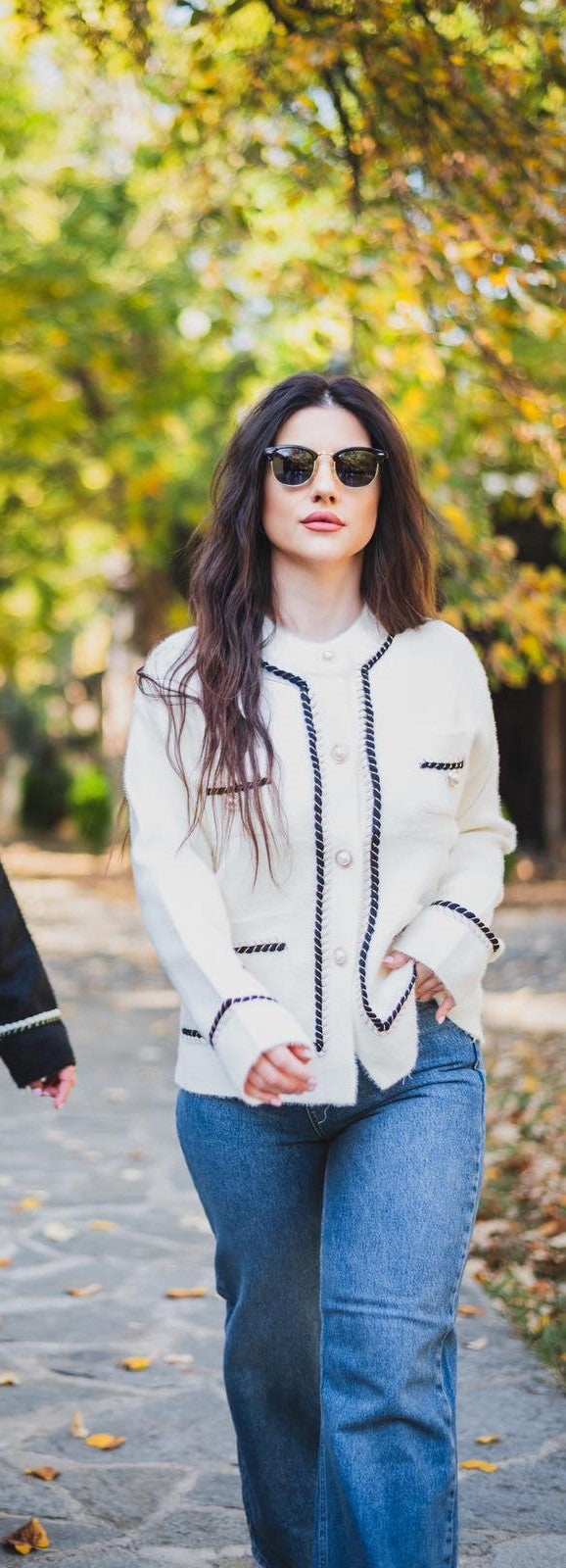 White Cardigan